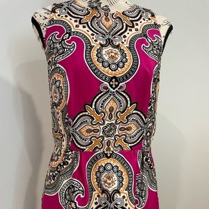 Moulinette Soeurs Anthropologie Abstract Floral  Sleeveless Dress